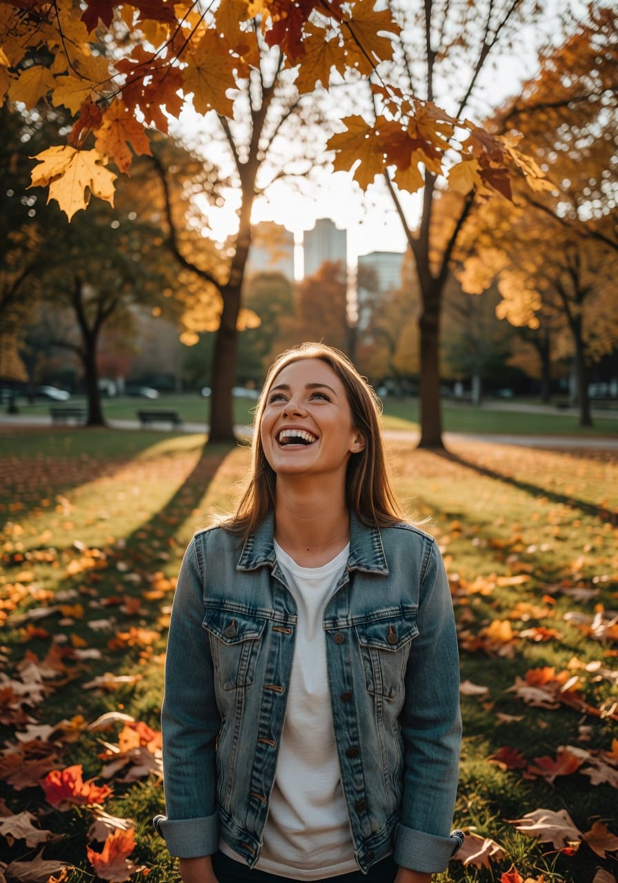 Outdoor lifestyle AI portrait generated by SelfAI